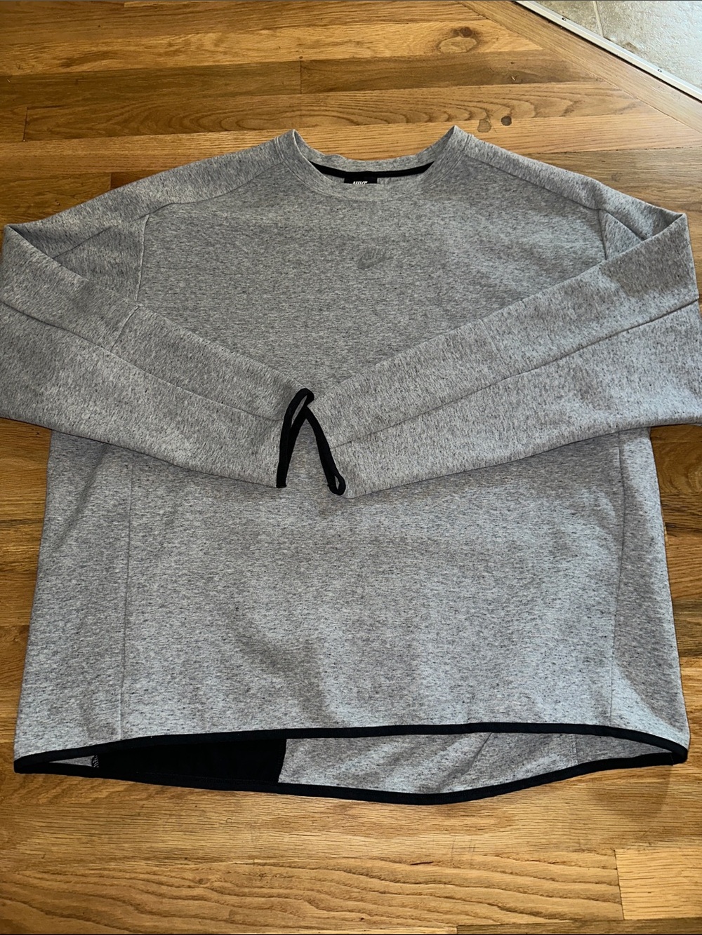 Nike Tech Men's Gray Crewneck Pullover Top sz XXL Tall